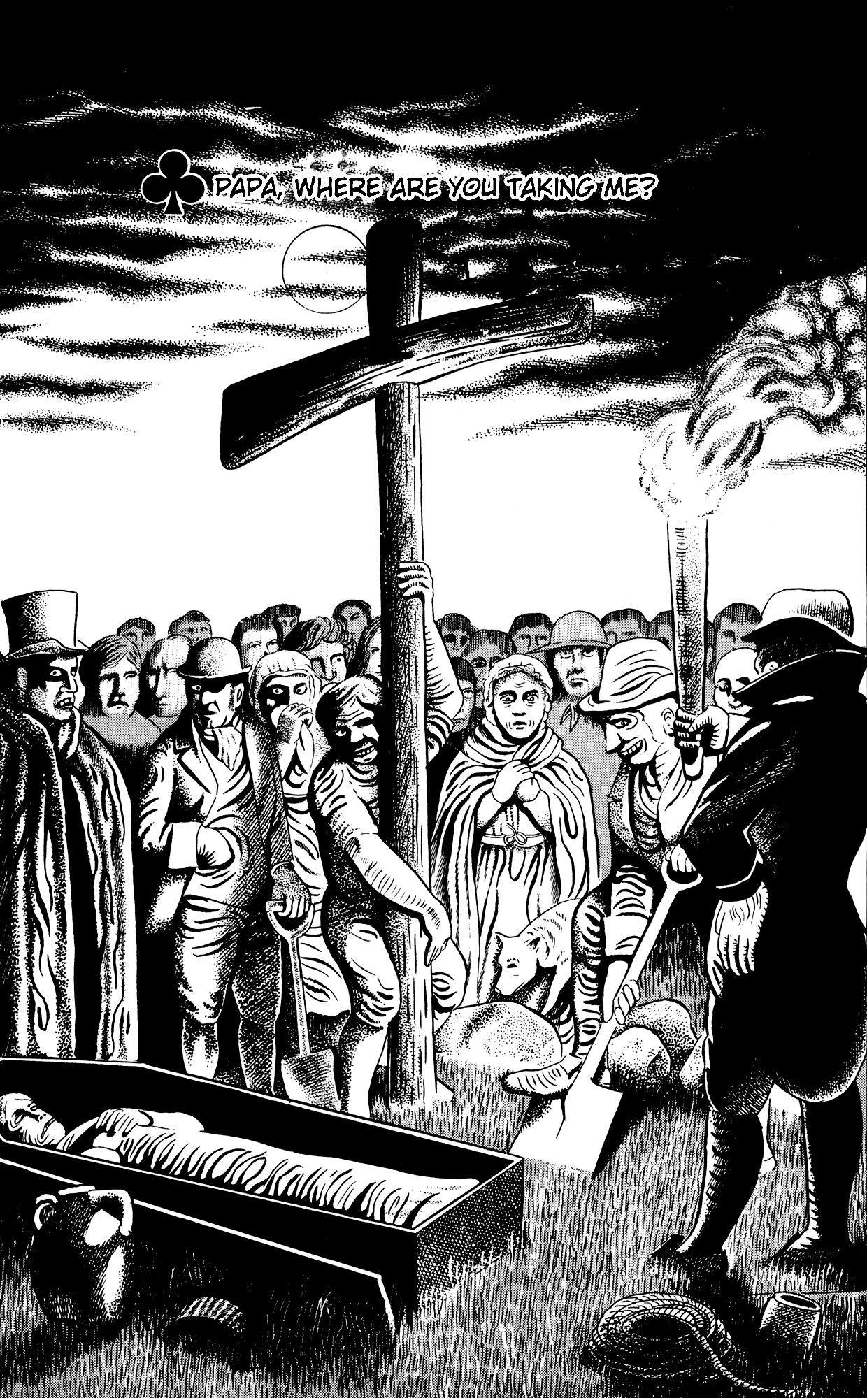 Eko Eko Azaraku Chapter 38 page 1 - Chapter 38: Papa, Where Are You Taking Me?