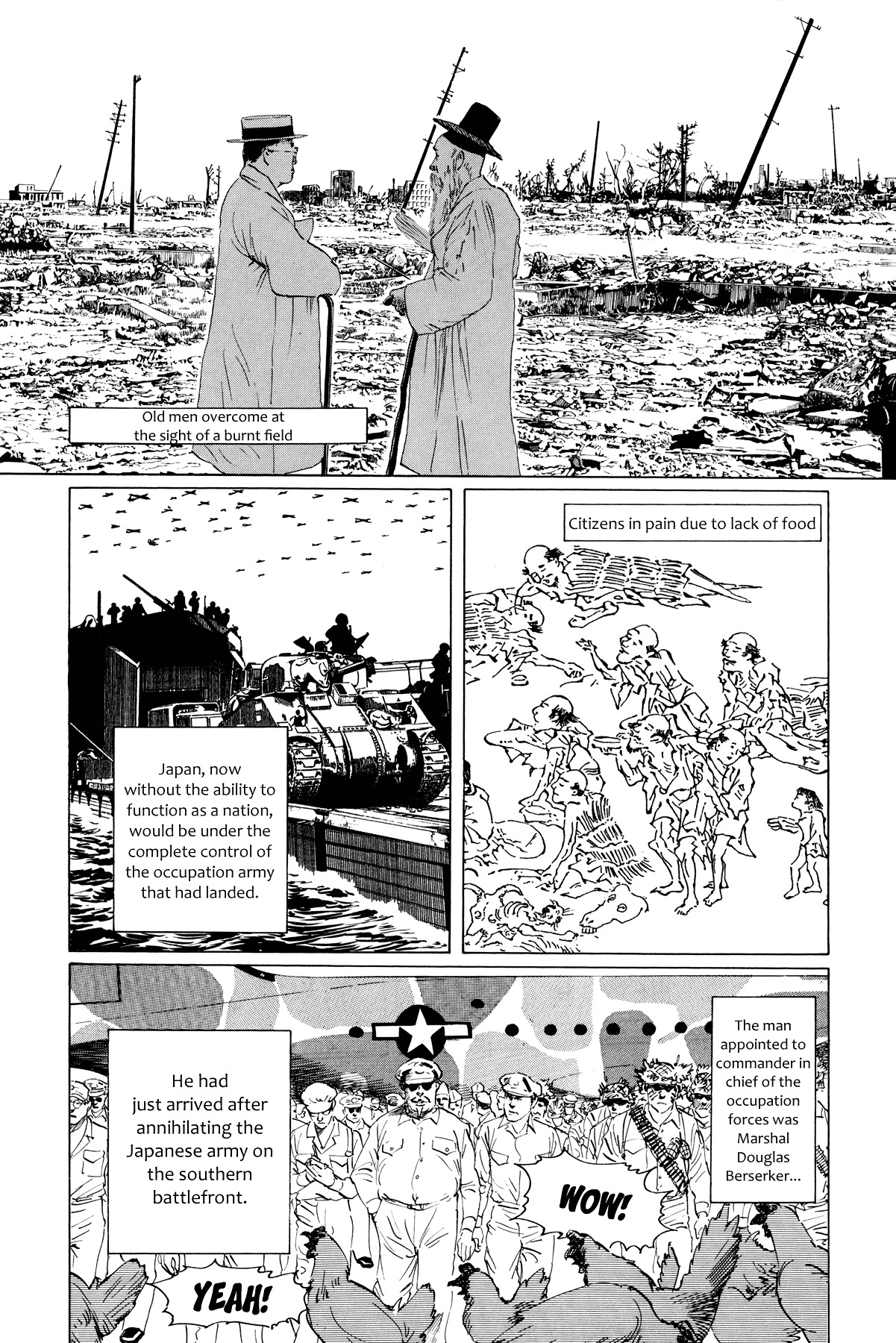El Alamein no Shinden Chapter 6 page 4 - Chapter 6: National Shame Manga 2 - G.H.Q