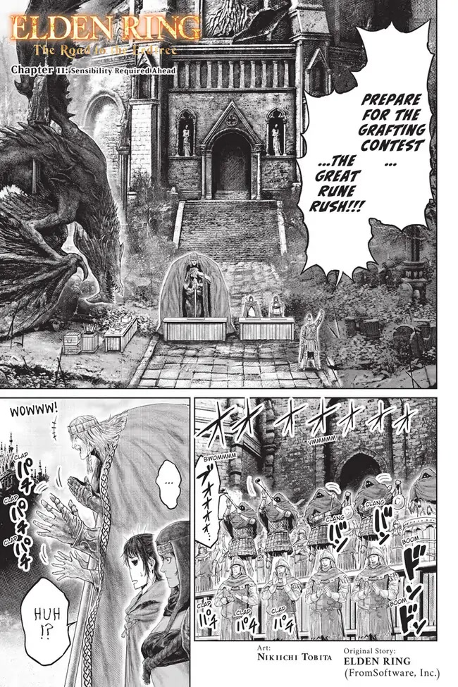 Elden Ring: The Road to the Erdtree Chapter 11 page 1 - Chapter 11: Sensibility Required Ahead