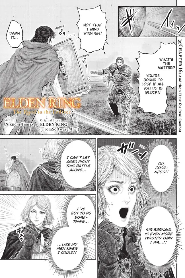 Elden Ring: The Road to the Erdtree Chapter 16 page 1 - Chapter 16: And then Time for Real Combat