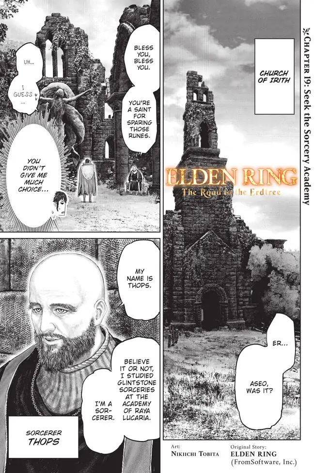 Elden Ring: The Road to the Erdtree Chapter 19 page 1 - Chapter 19: Seek the Sorcery Academy