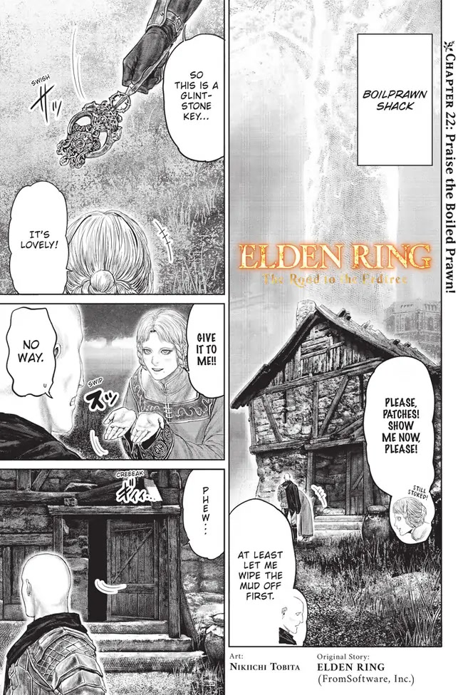 Elden Ring: The Road to the Erdtree Chapter 22 page 1 - Chapter 22: Praise the Boiled Prawn!
