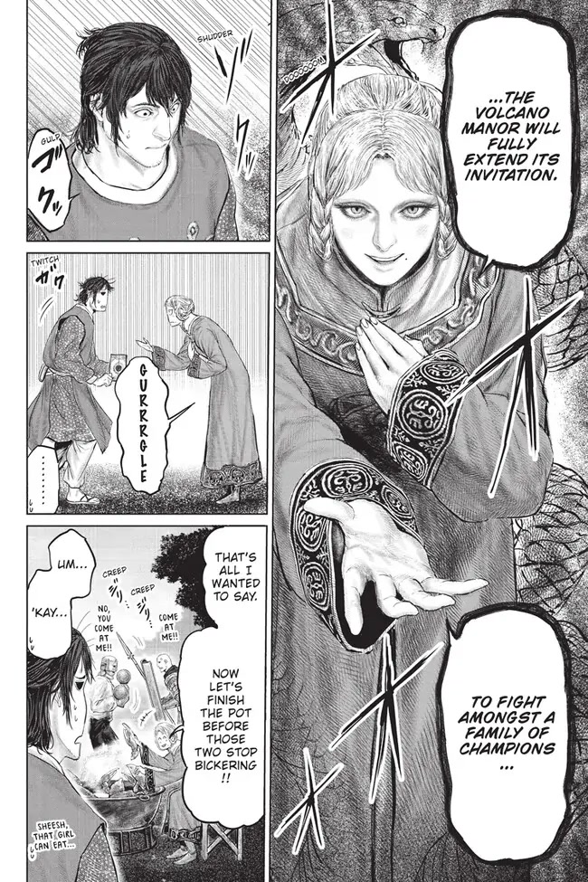 Elden Ring: The Road to the Erdtree Chapter 22 page 13 - Chapter 22: Praise the Boiled Prawn!