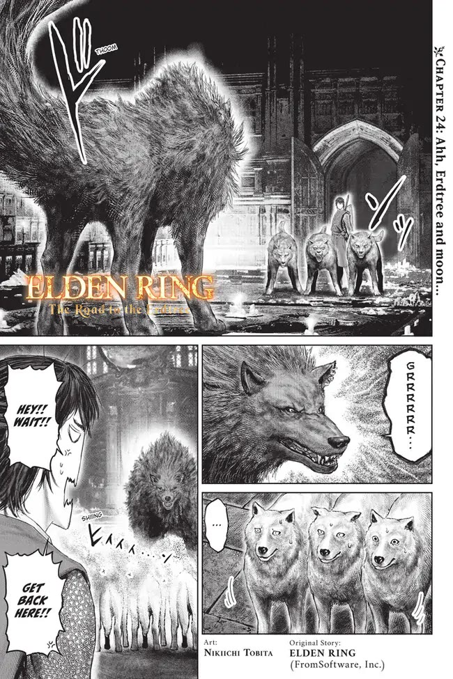 Elden Ring: The Road to the Erdtree Chapter 24 page 1 - Chapter 24: Ahh, Erdtree and moon...