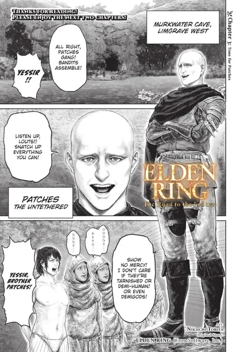 Elden Ring: The Road to the Erdtree Chapter 3 page 1 - Chapter 3: Time for Patches
