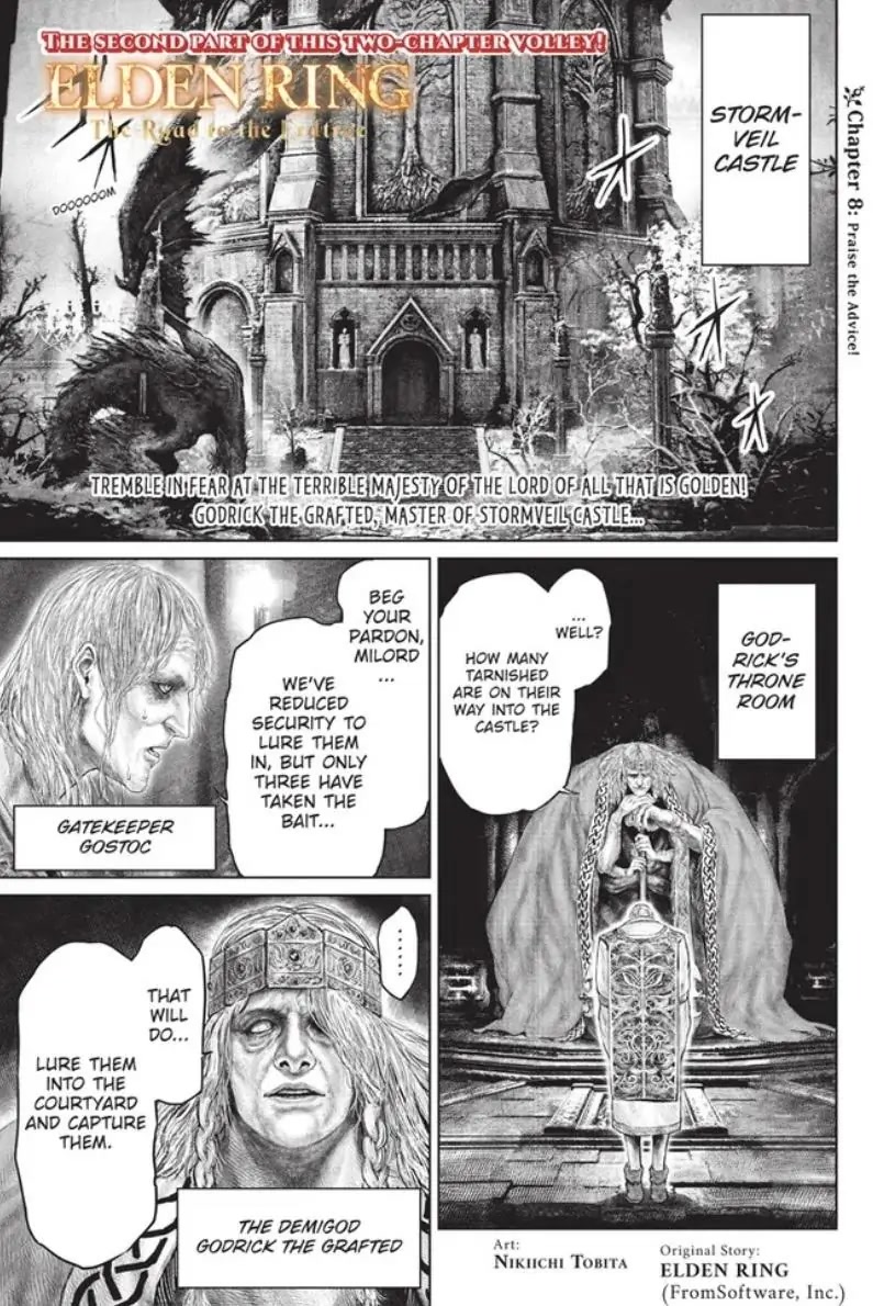 Elden Ring: The Road to the Erdtree Chapter 8 page 1 - Chapter 8: Praise the Advice!