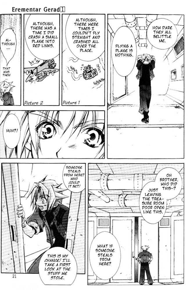 Elemental Gelade Chapter 1.1 page 15 - Chapter 1.1 : Red Lynx ~Wind and Song that Hits the Waves~ (First Half)