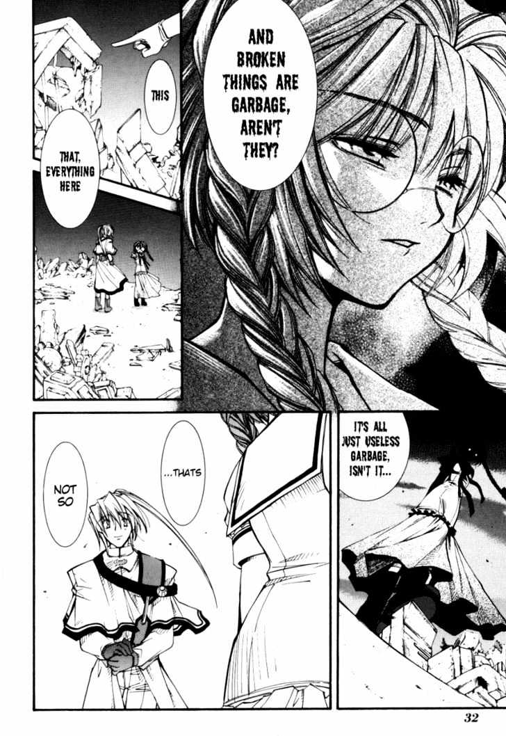 Elemental Gelade Chapter 27 page 34 - Chapter 27 : Belt Way -The Broken Object and the Heart-