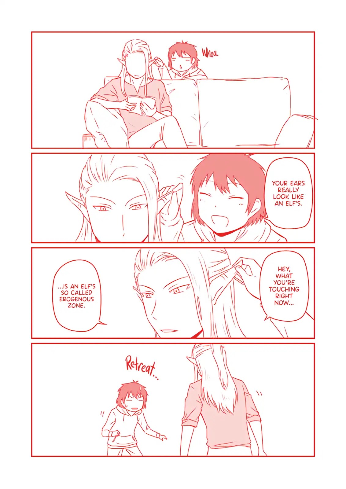 Elf Boyfriend & Boyish Girlfriend Chapter 0.1 page 1 - Chapter 0.1
