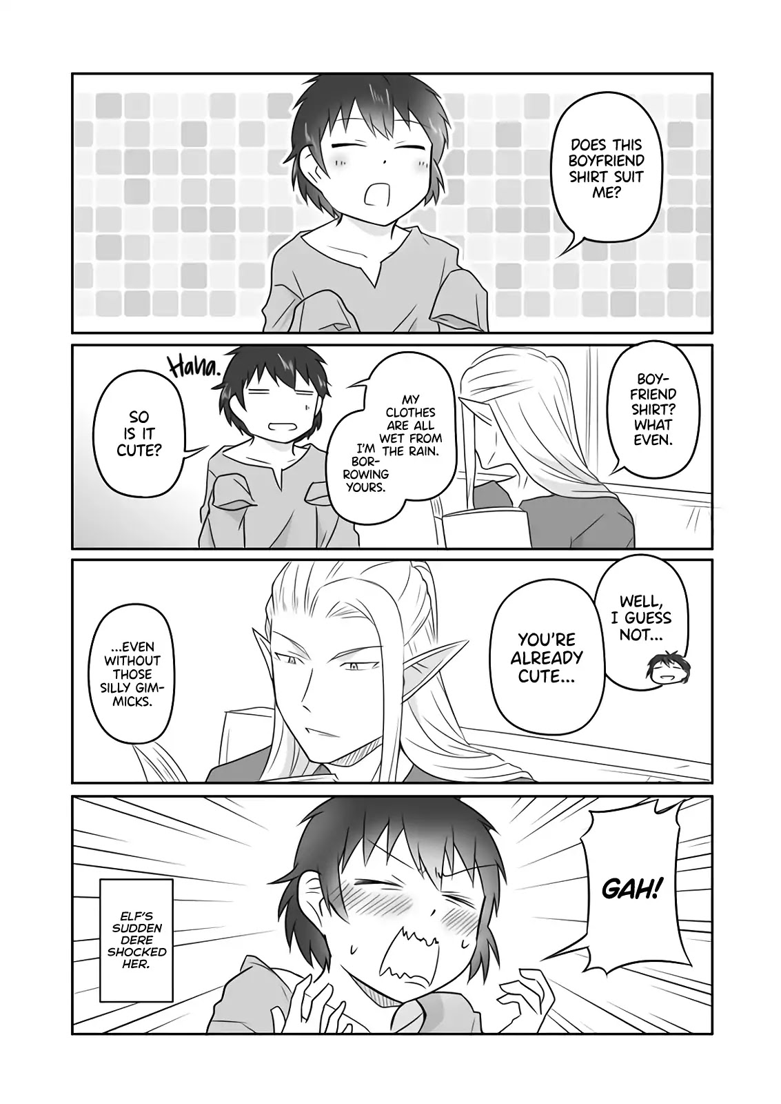 Elf Boyfriend & Boyish Girlfriend Chapter 0.4 page 1 - Chapter 0.4: Rainy Season