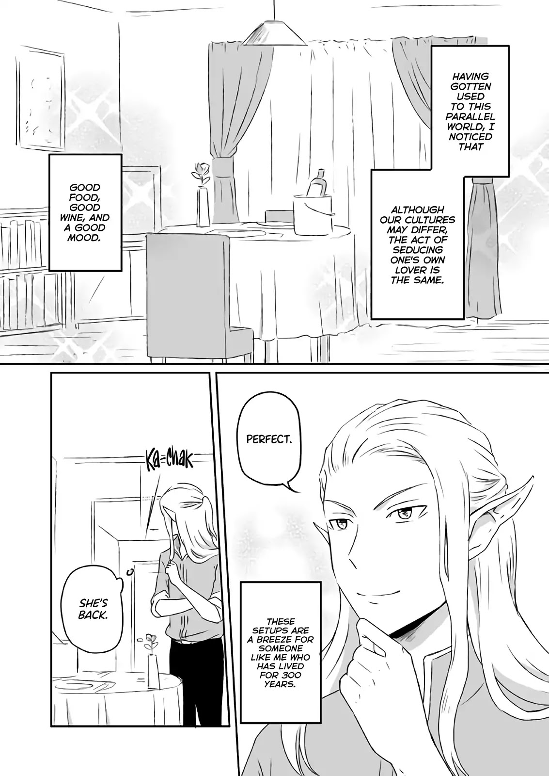 Elf Boyfriend & Boyish Girlfriend Chapter 1 page 1 - Chapter 1: My Elf Boyfriend Just Wanted to Have Sex
