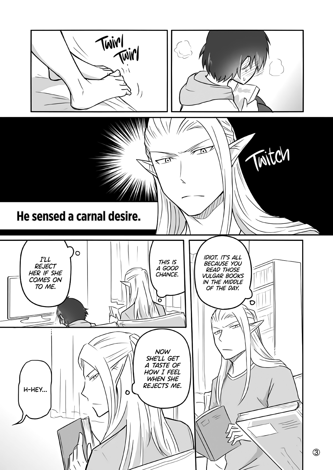 Elf Boyfriend & Boyish Girlfriend Chapter 11 page 3 - Chapter 11: He Could Never Win Against Her
