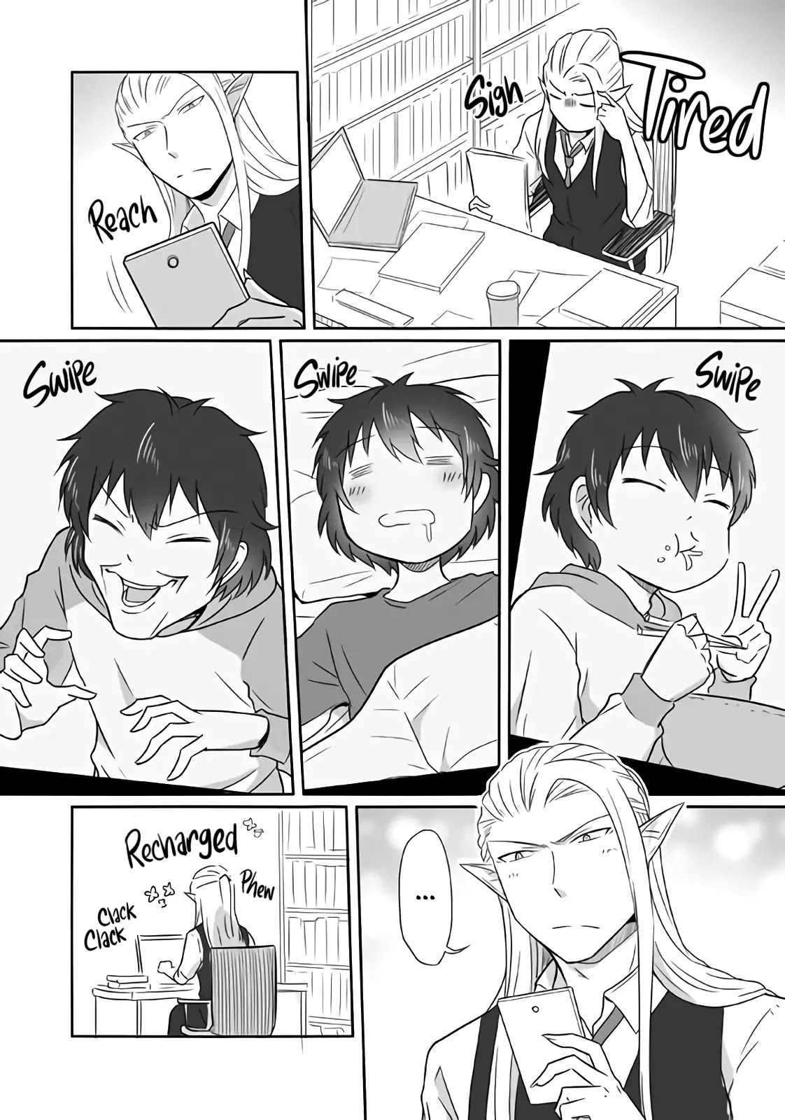 Elf Boyfriend & Boyish Girlfriend Chapter 12.1 page 1 - Chapter 12.1