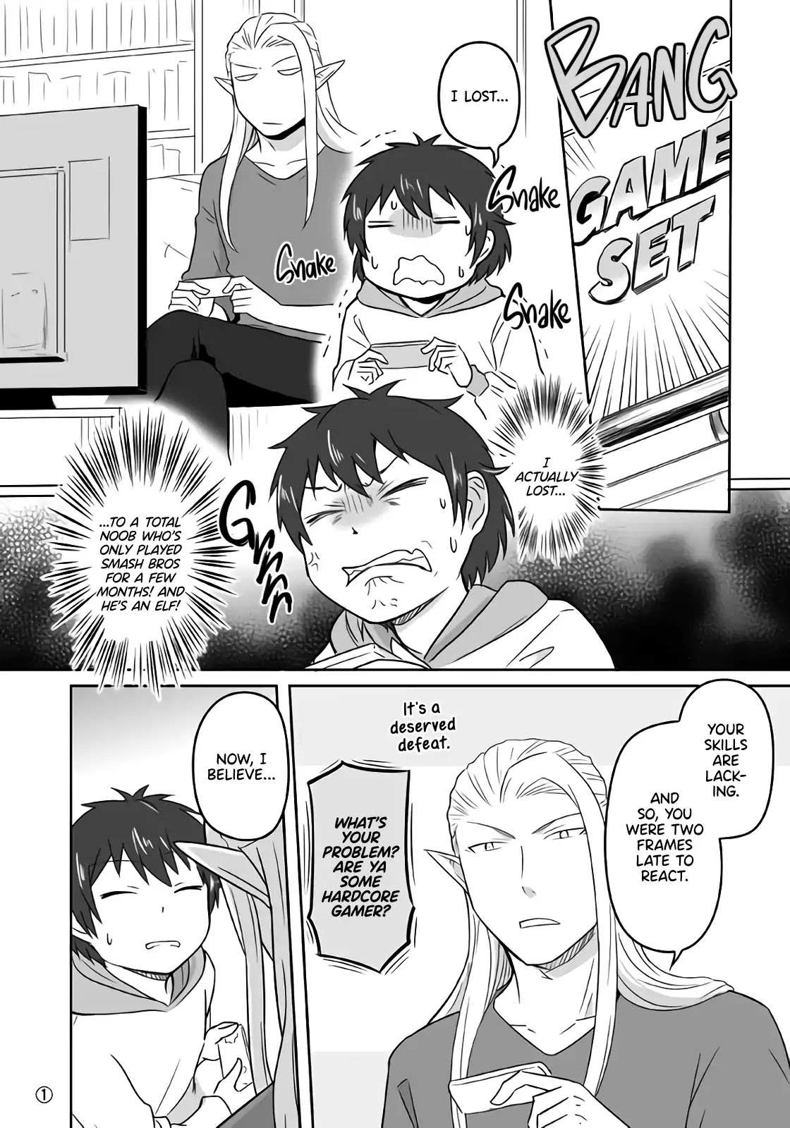 Elf Boyfriend & Boyish Girlfriend Chapter 12 page 1 - Chapter 12: He Won!