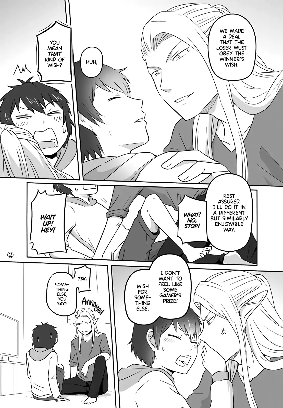 Elf Boyfriend & Boyish Girlfriend Chapter 12 page 2 - Chapter 12: He Won!