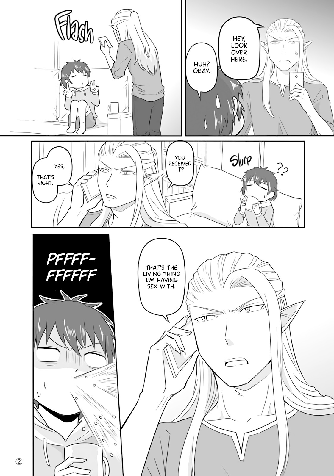 Elf Boyfriend & Boyish Girlfriend Chapter 13 page 2 - Chapter 13: Regarding His Family