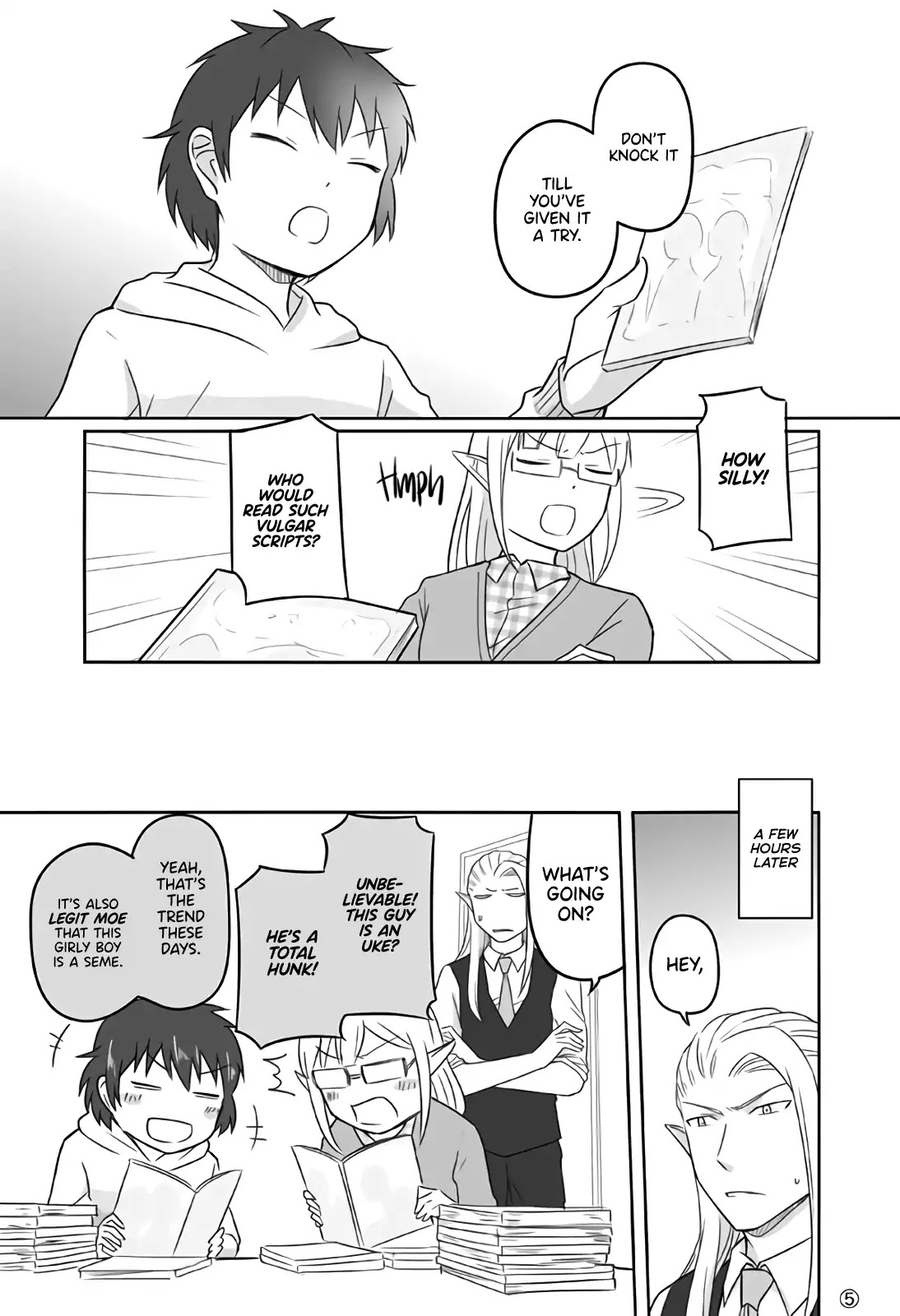Elf Boyfriend & Boyish Girlfriend Chapter 14.1 page 1 - Chapter 14.1