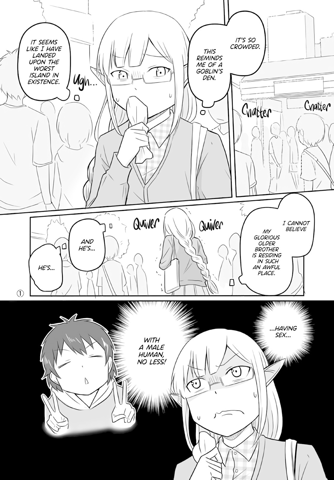 Elf Boyfriend & Boyish Girlfriend Chapter 14 page 1 - Chapter 14: Elf Sister