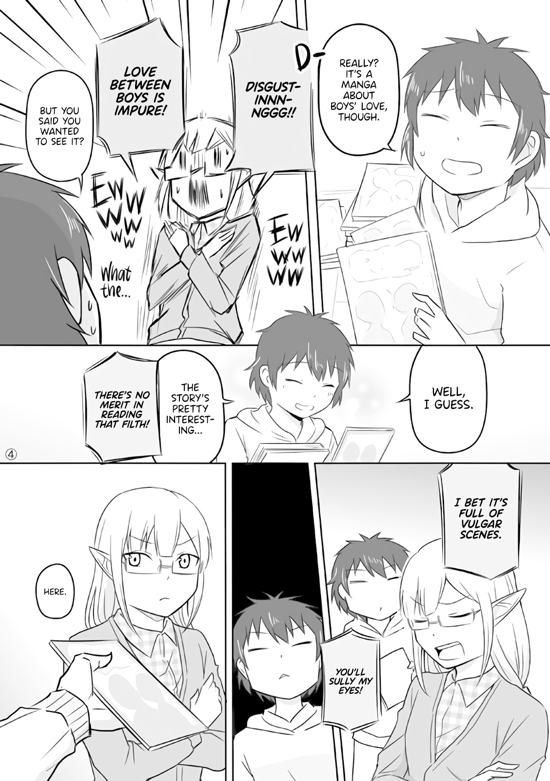 Elf Boyfriend & Boyish Girlfriend Chapter 14 page 4 - Chapter 14: Elf Sister