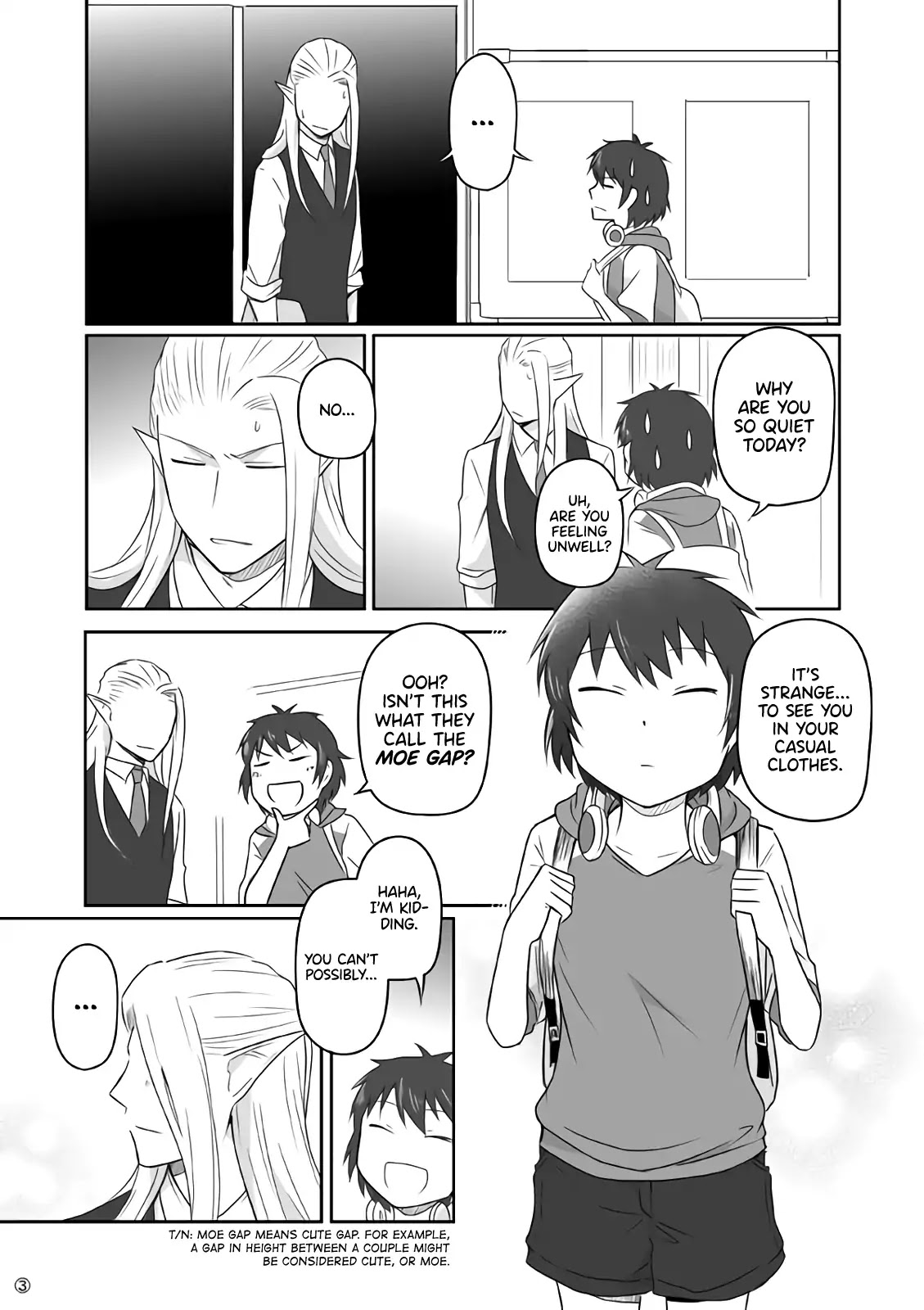 Elf Boyfriend & Boyish Girlfriend Chapter 27 page 3 - Chapter 27: Their Encounter (12)