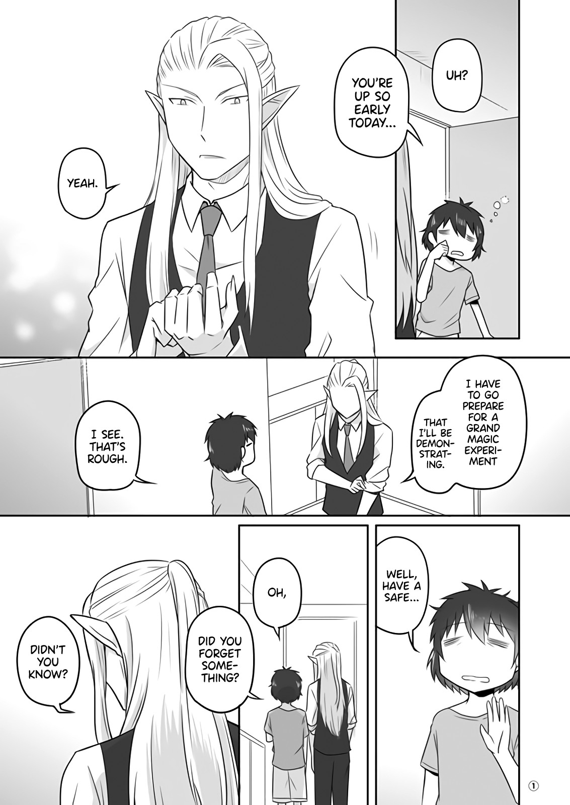 Elf Boyfriend & Boyish Girlfriend Chapter 33 page 1 - Chapter 33: Early Morning