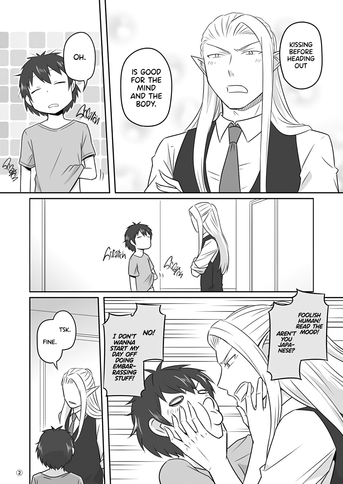Elf Boyfriend & Boyish Girlfriend Chapter 33 page 2 - Chapter 33: Early Morning