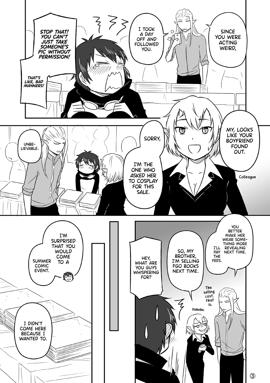 Elf Boyfriend & Boyish Girlfriend Chapter 6 page 3 - Chapter 6