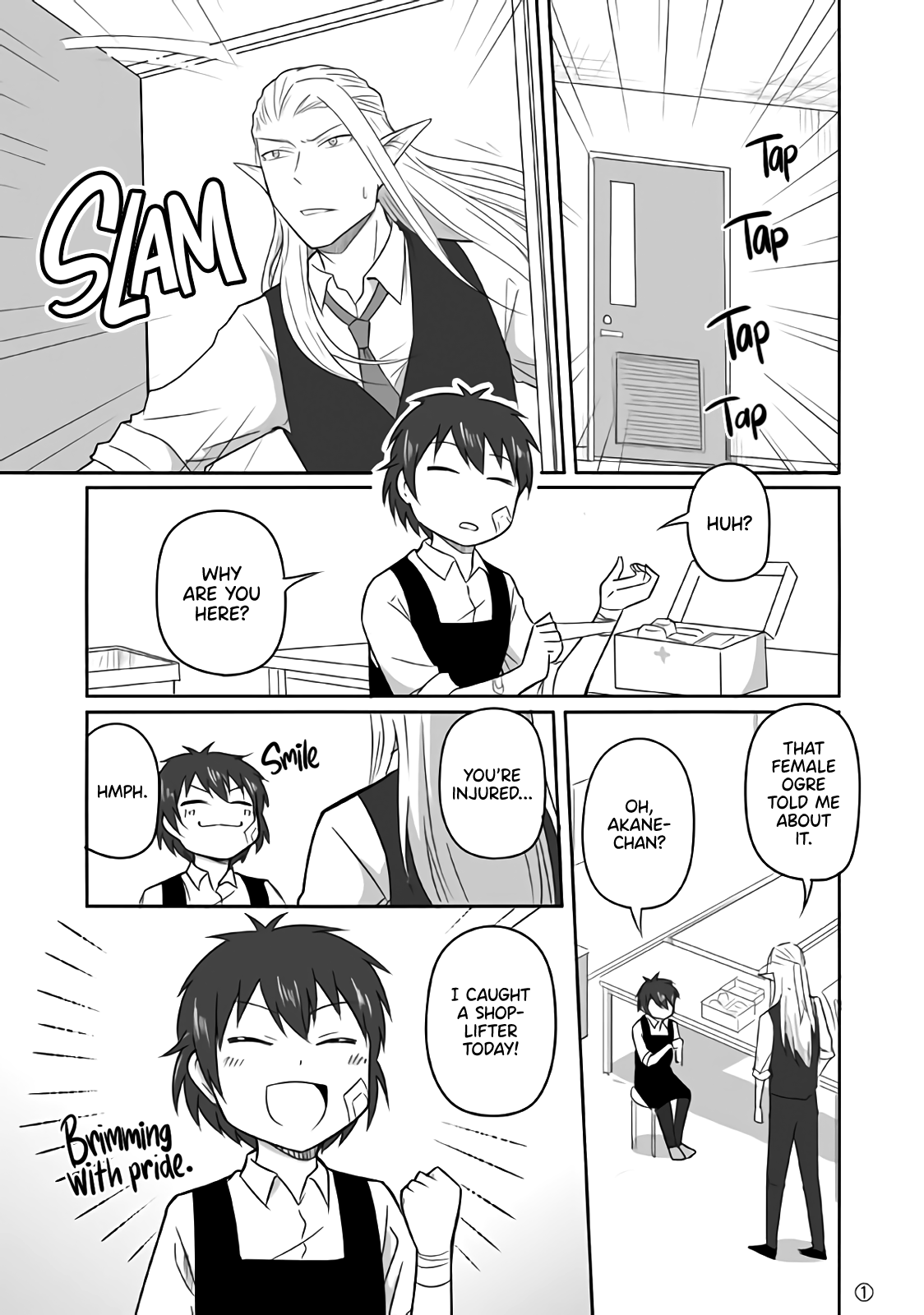 Elf Boyfriend & Boyish Girlfriend Chapter 8 page 1 - Chapter 8: His Moment of Weakness