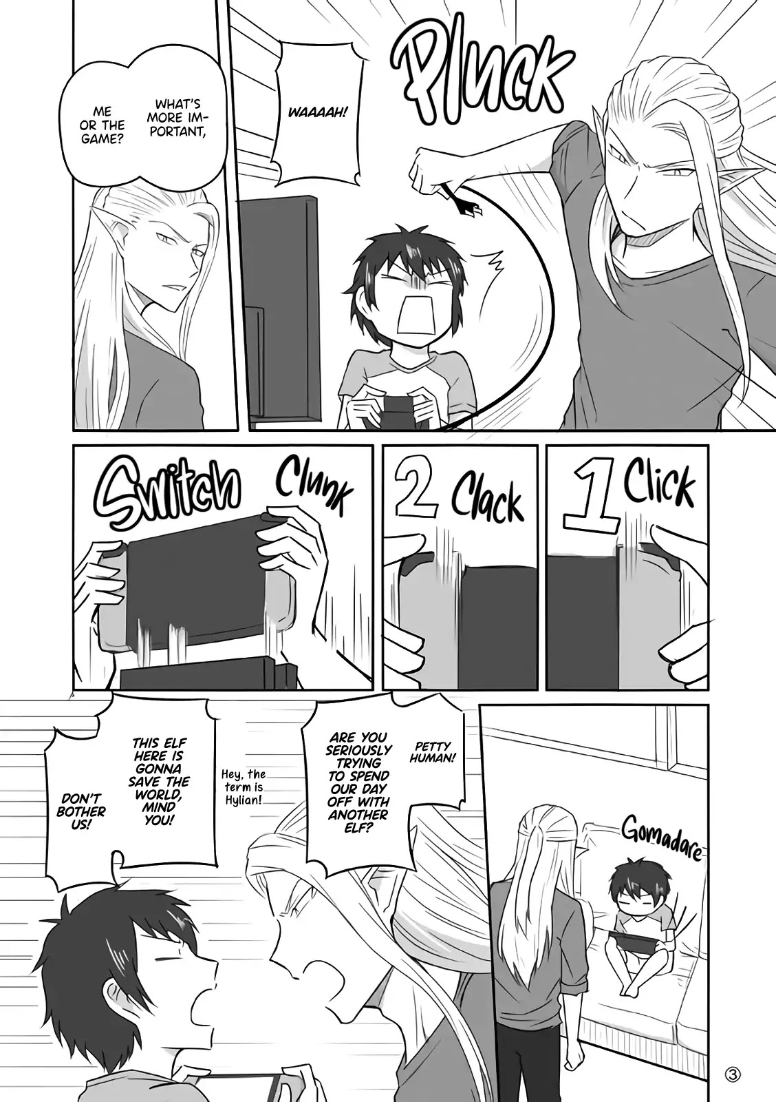 Elf Boyfriend & Boyish Girlfriend Chapter 9 page 3 - Chapter 9: Playing Games on Our Day off