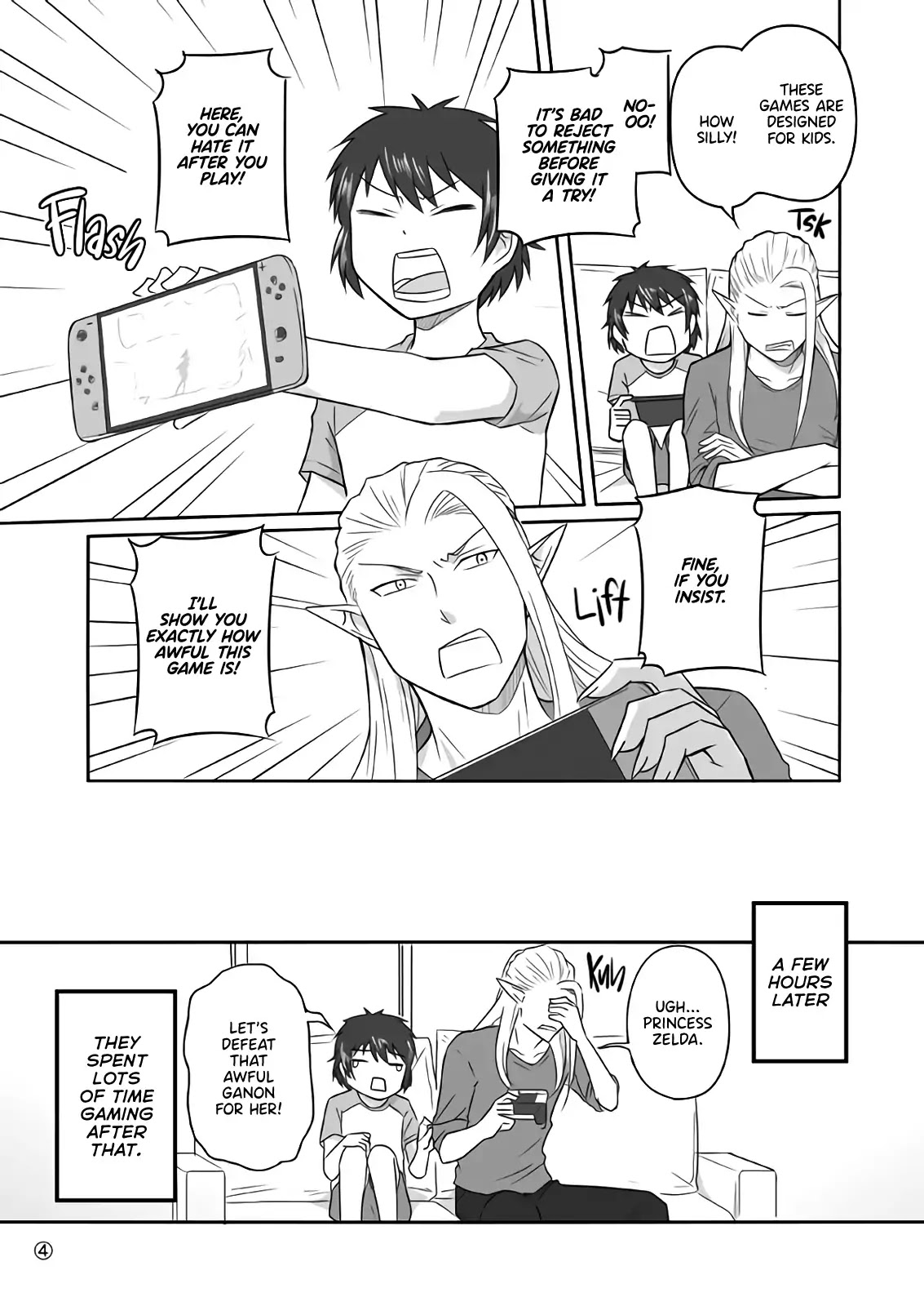Elf Boyfriend & Boyish Girlfriend Chapter 9 page 4 - Chapter 9: Playing Games on Our Day off