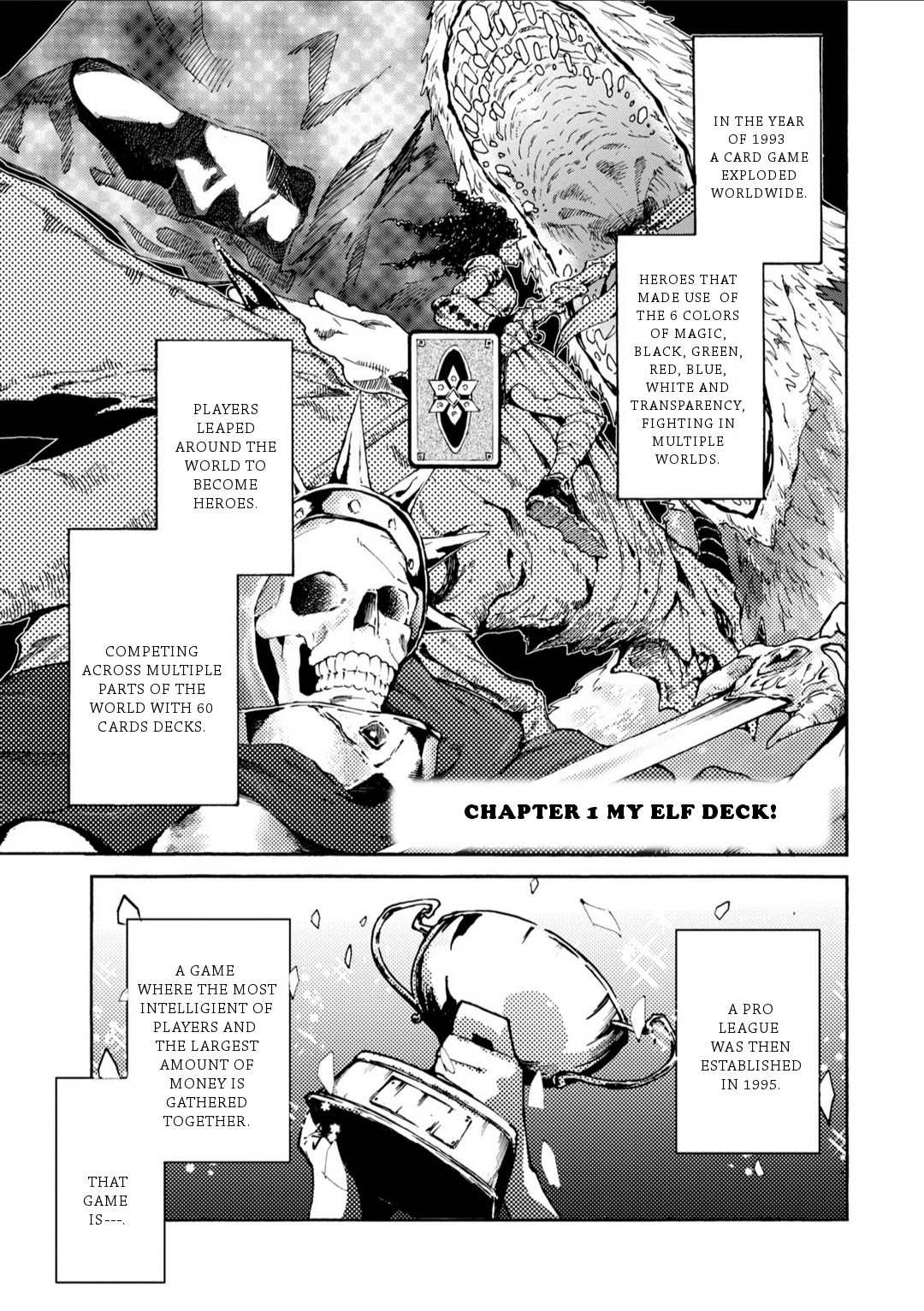 Elf Deck To Senjou Gurashi Chapter 1 page 2 - Chapter 1: My elf deck!