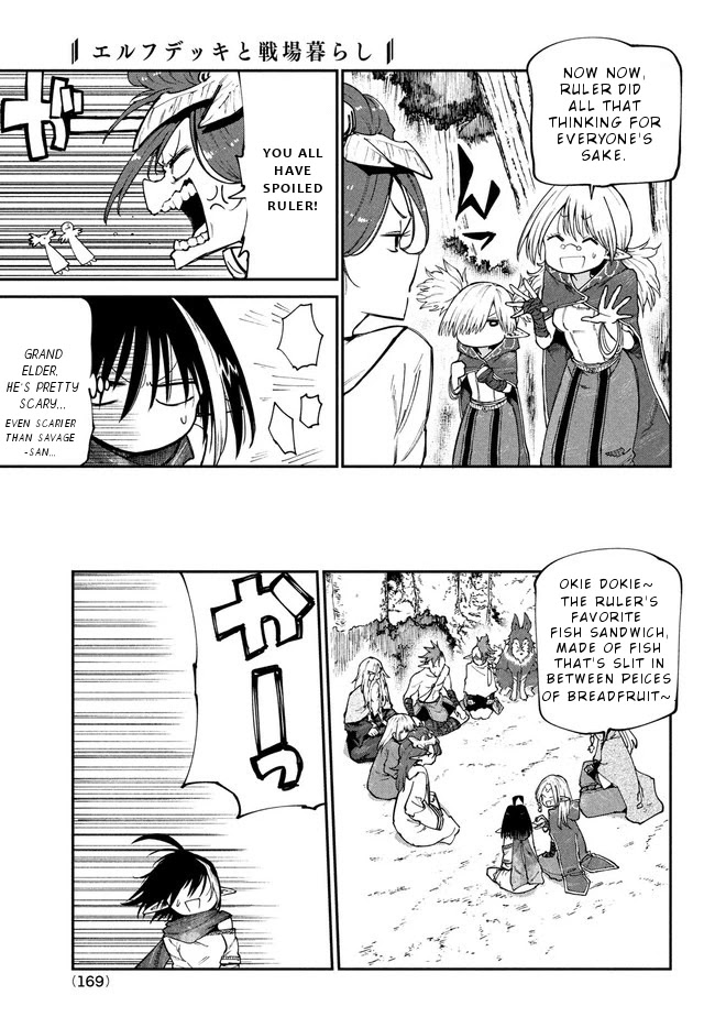 Elf Deck To Senjou Gurashi Chapter 10 page 22 - Chapter 10: Marching footsteps of death