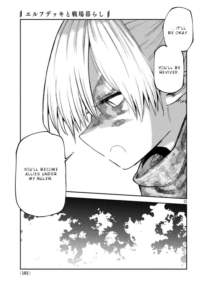 Elf Deck To Senjou Gurashi Chapter 10 page 34 - Chapter 10: Marching footsteps of death