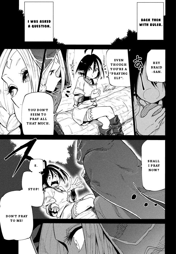 Elf Deck To Senjou Gurashi Chapter 4 page 10 - Chapter 4: Who do these prayers go to