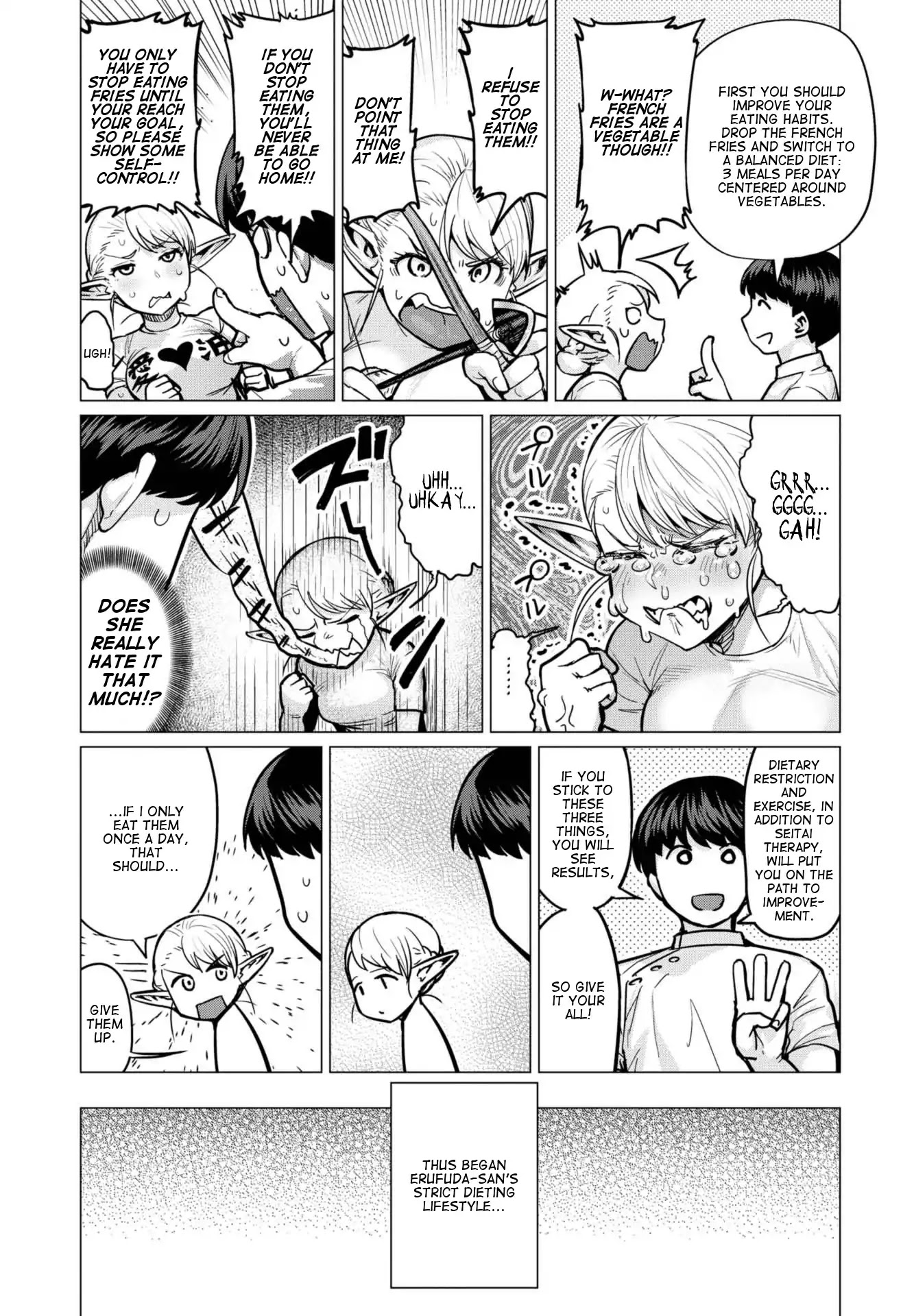 Elf-san wa Yaserarenai. Chapter 1 page 22 - Chapter 1: Appointment 1 - Forest Elf