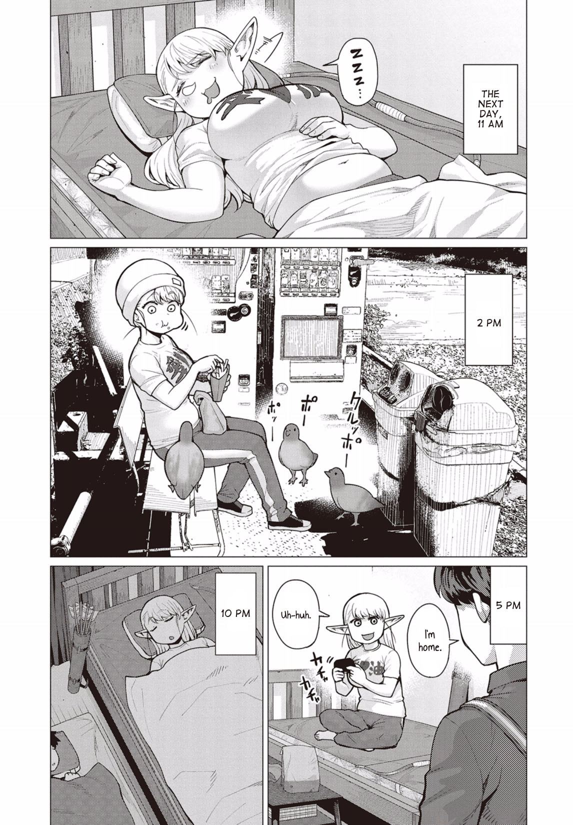 Elf-san wa Yaserarenai. Chapter 11 page 10 - Chapter 11: Appointment 11: Magic Potato