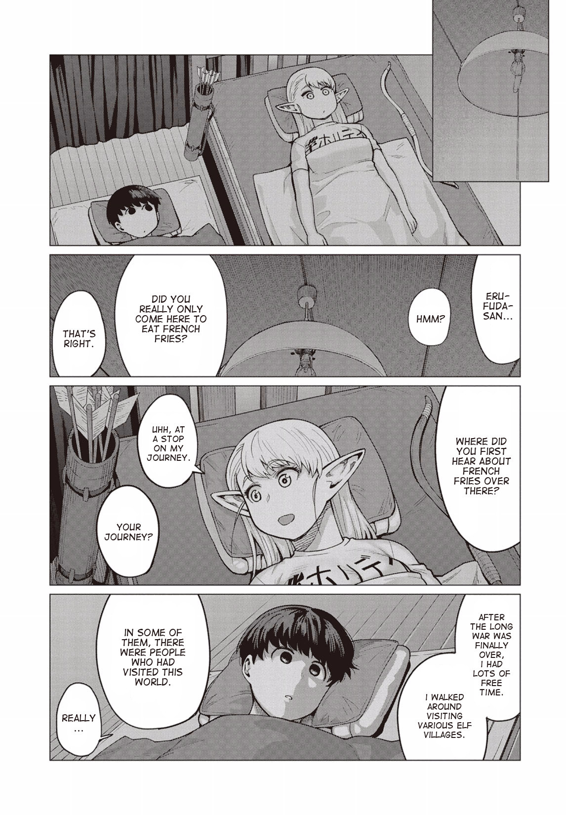 Elf-san wa Yaserarenai. Chapter 11 page 28 - Chapter 11: Appointment 11: Magic Potato