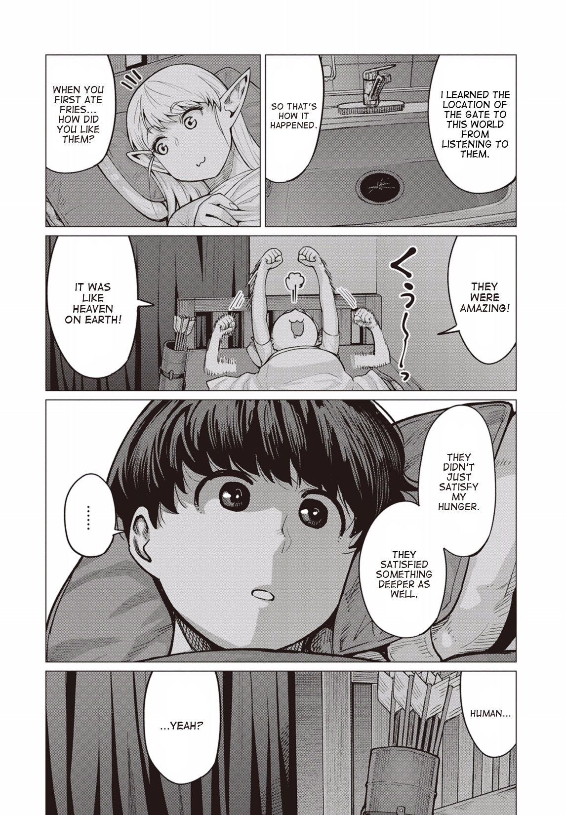 Elf-san wa Yaserarenai. Chapter 11 page 29 - Chapter 11: Appointment 11: Magic Potato