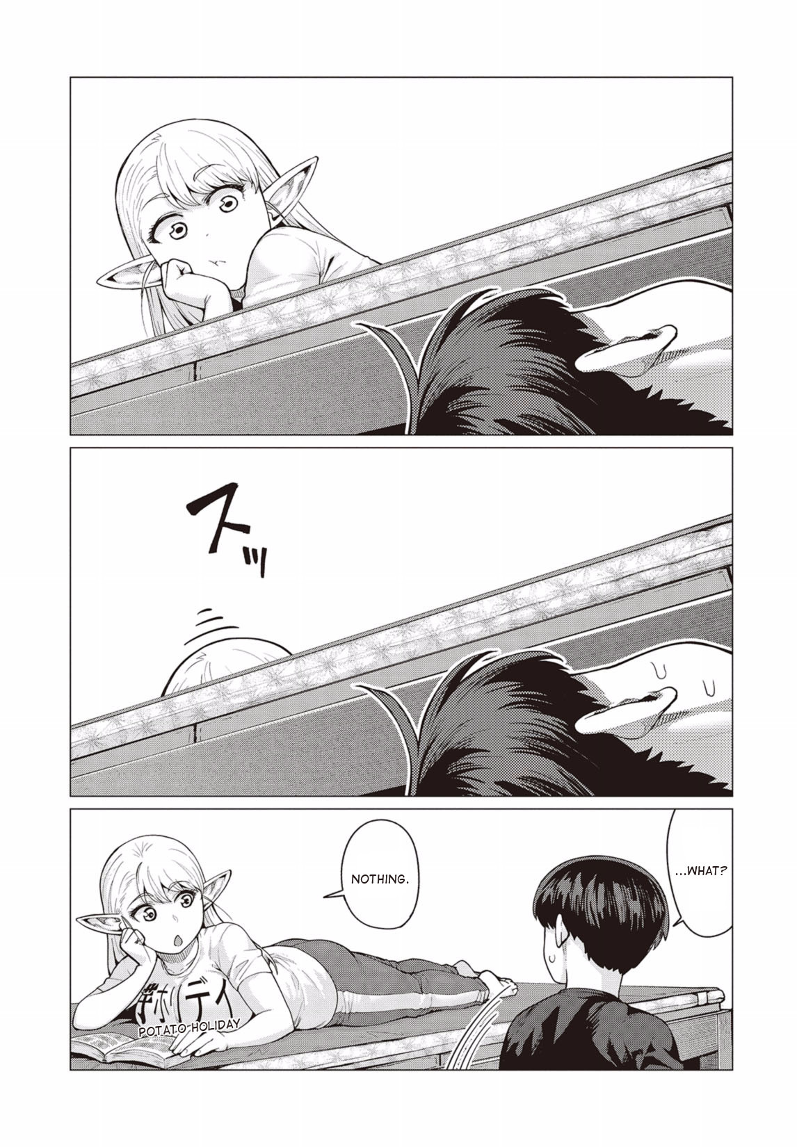 Elf-san wa Yaserarenai. Chapter 11 page 4 - Chapter 11: Appointment 11: Magic Potato