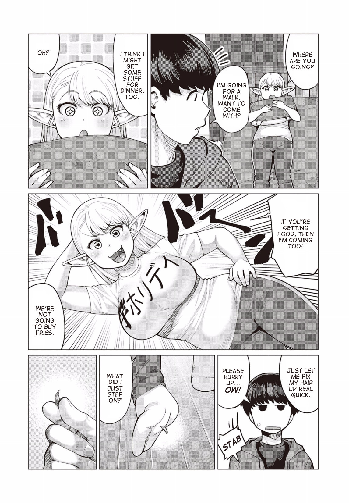 Elf-san wa Yaserarenai. Chapter 11 page 7 - Chapter 11: Appointment 11: Magic Potato