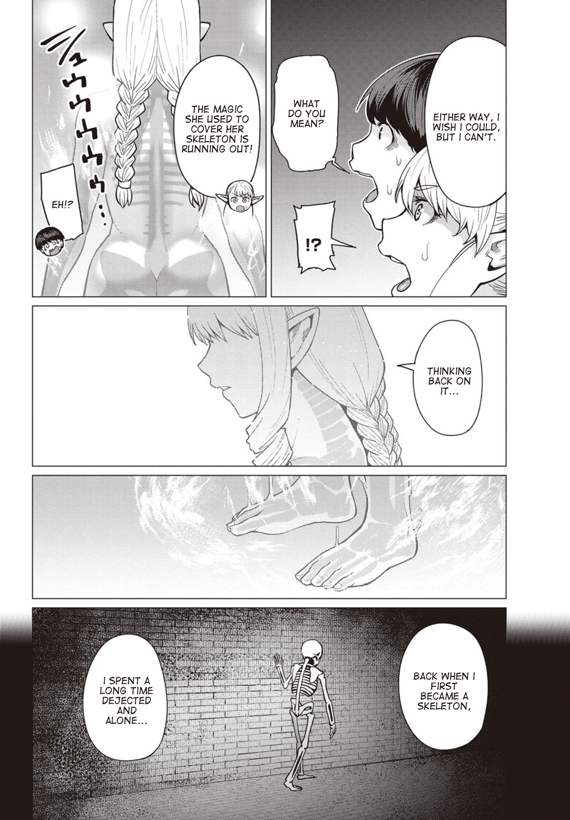 Elf-san wa Yaserarenai. Chapter 14 page 27 - Chapter 14: Appointment 14: Reminiscing Bones