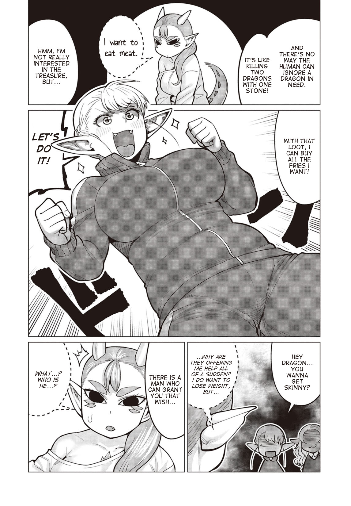 Elf-san wa Yaserarenai. Chapter 15 page 15 - Chapter 15: Appointment 15: Snow Dragon (Part 1) (Uncensored)