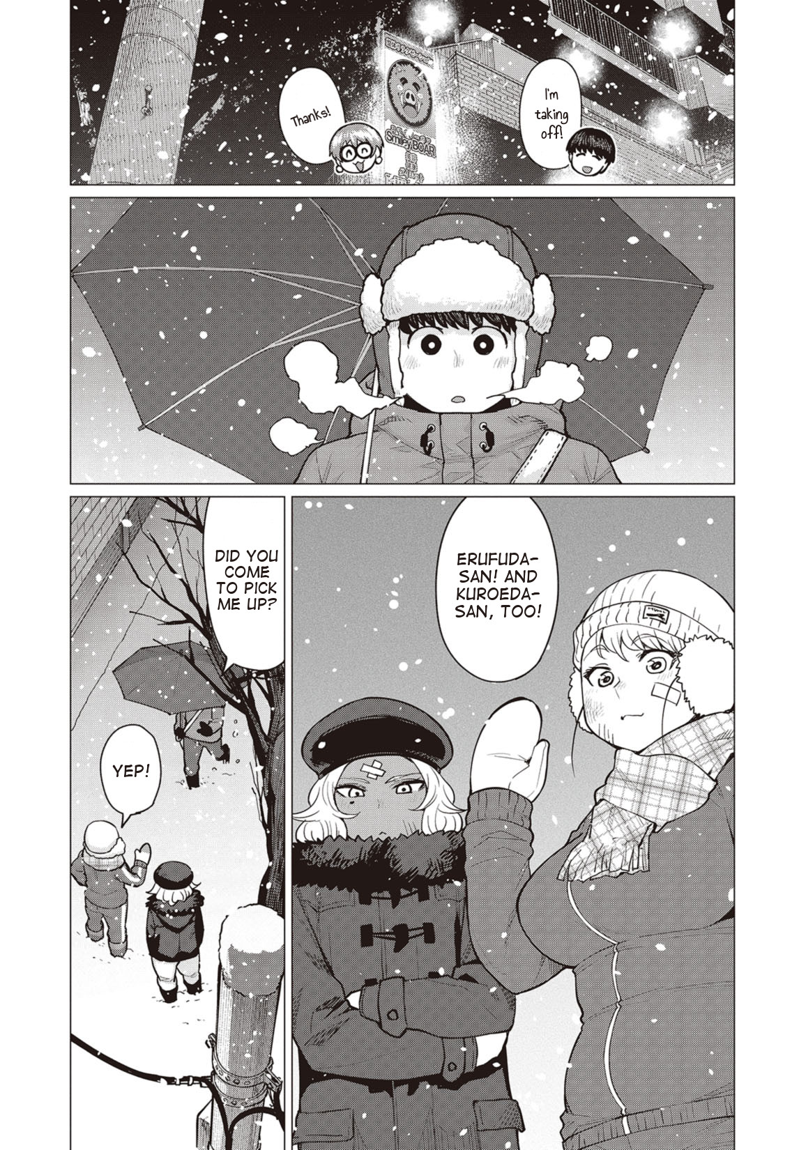 Elf-san wa Yaserarenai. Chapter 16 page 4 - Chapter 16: Appointment 16: Snow Dragon (Part 2)