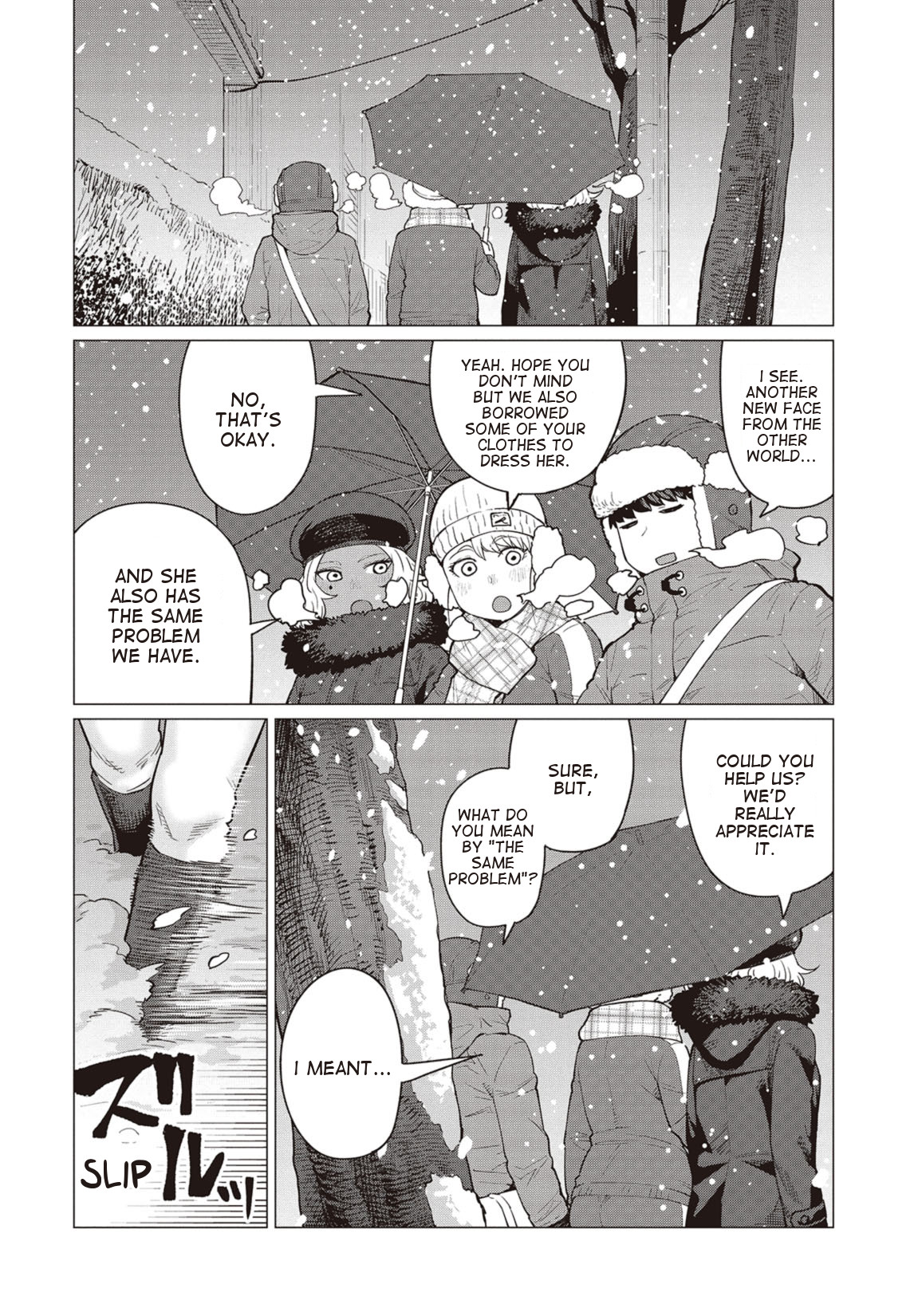 Elf-san wa Yaserarenai. Chapter 16 page 5 - Chapter 16: Appointment 16: Snow Dragon (Part 2)