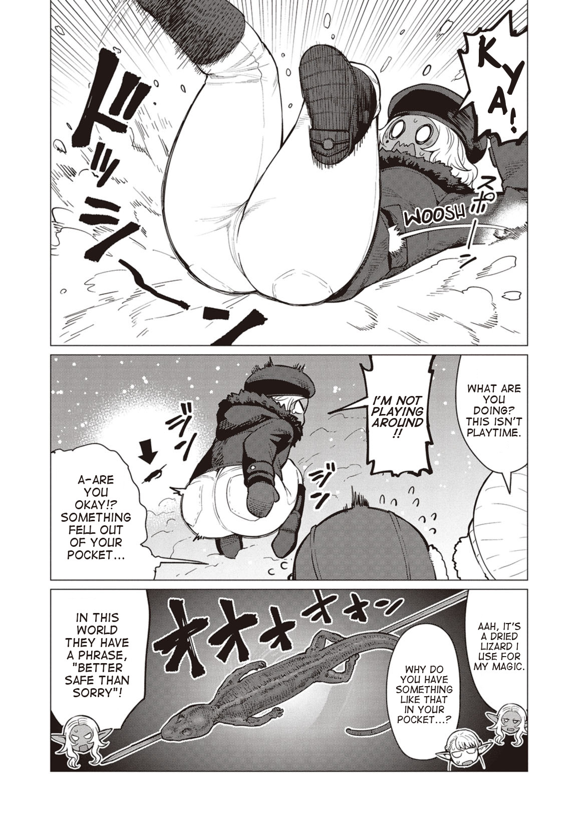Elf-san wa Yaserarenai. Chapter 16 page 6 - Chapter 16: Appointment 16: Snow Dragon (Part 2)