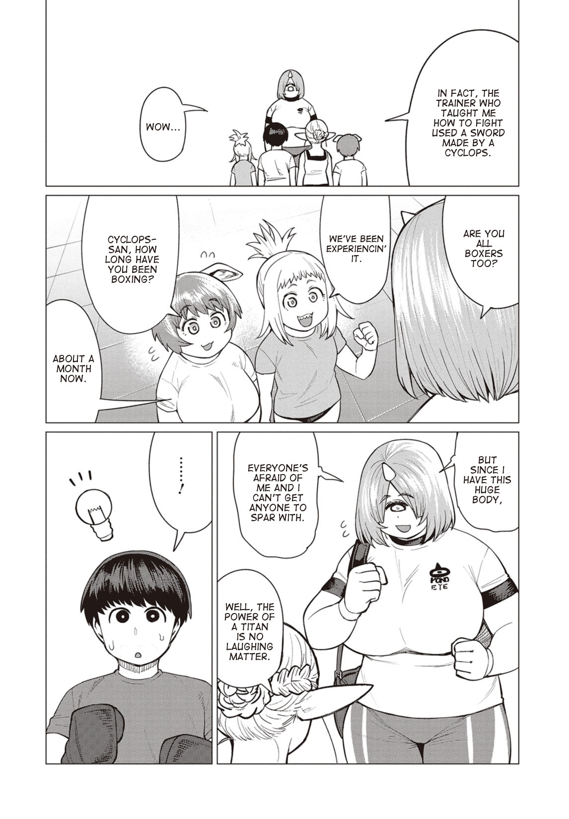 Elf-san wa Yaserarenai. Chapter 17 page 17 - Chapter 17: Appointment 17: Clash of the Titans