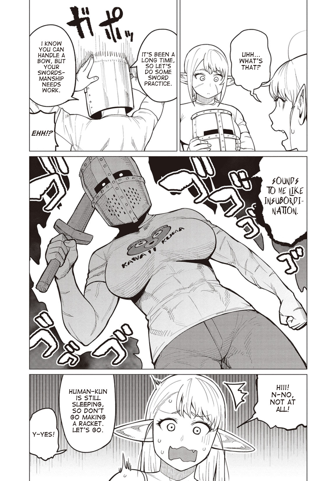 Elf-san wa Yaserarenai. Chapter 19 page 10 - Chapter 19: Appointment 19: Gluttonous Dream (Part 2) (Uncensored)