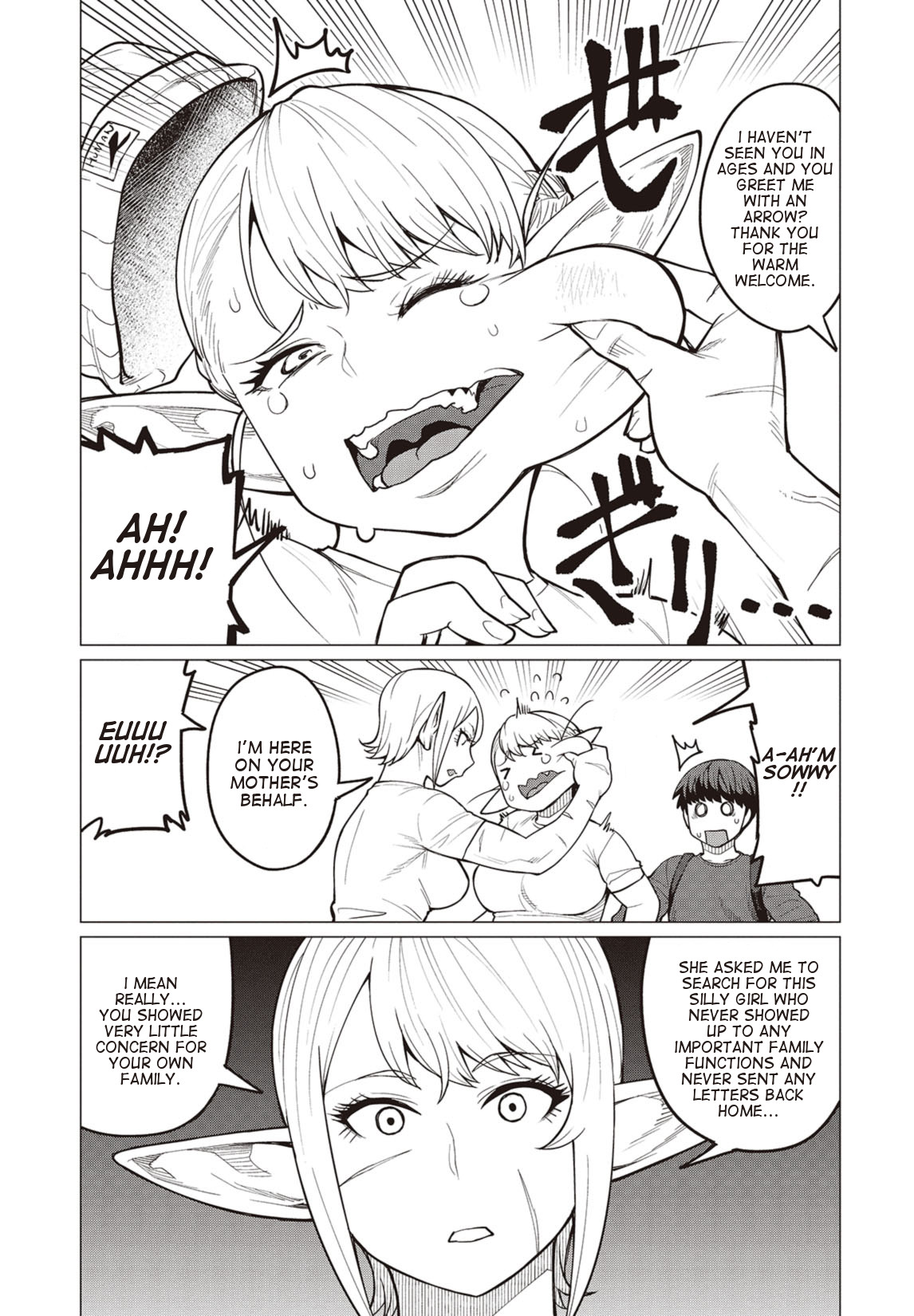 Elf-san wa Yaserarenai. Chapter 19 page 4 - Chapter 19: Appointment 19: Gluttonous Dream (Part 2) (Uncensored)