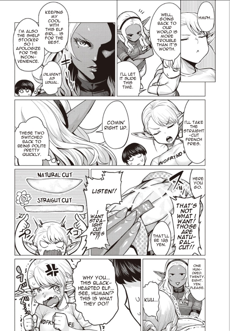 Elf-san wa Yaserarenai. Chapter 2 page 10 - Chapter 2: Appointment 2: Dark Elf