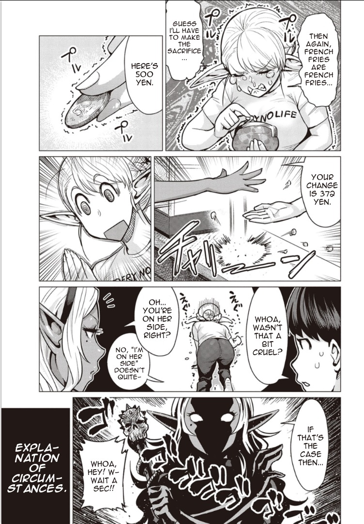 Elf-san wa Yaserarenai. Chapter 2 page 11 - Chapter 2: Appointment 2: Dark Elf